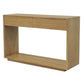 CARDEW SOLD WHITE CEDAR TIMBER CONSOLE TABLE/HALL TABLE 2 DRAWERS IN NATURAL - MyChocolateWood