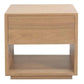 CARDEW SOLID WHITE CEDAR 1 DRAWER BEDSIDE TABLE IN NATURAL - MyChocolateWood