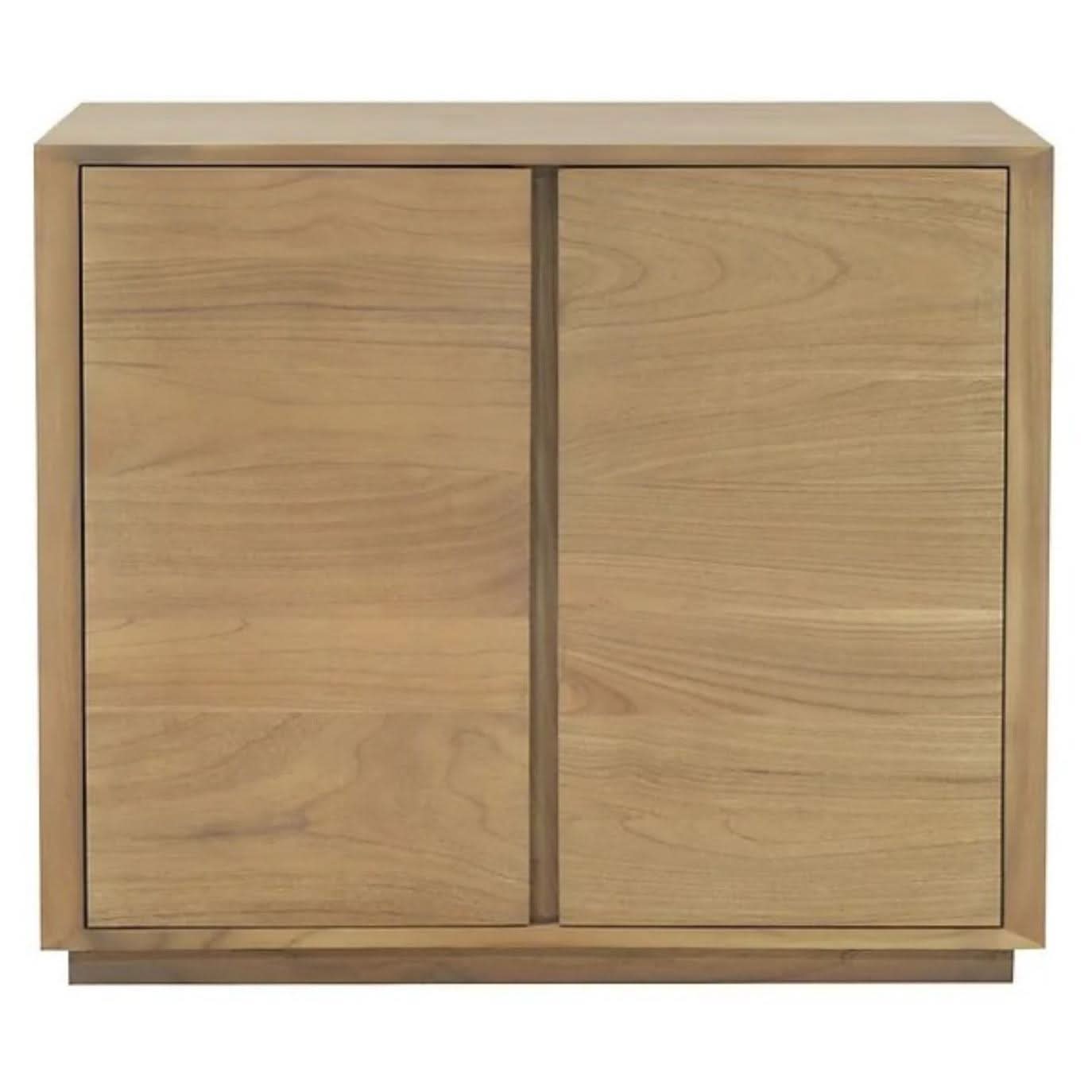 CARDEW SOLID WHITE CEDAR TIMBER 2-DOOR BUFFET IN NATURAL 92CM - MyChocolateWood