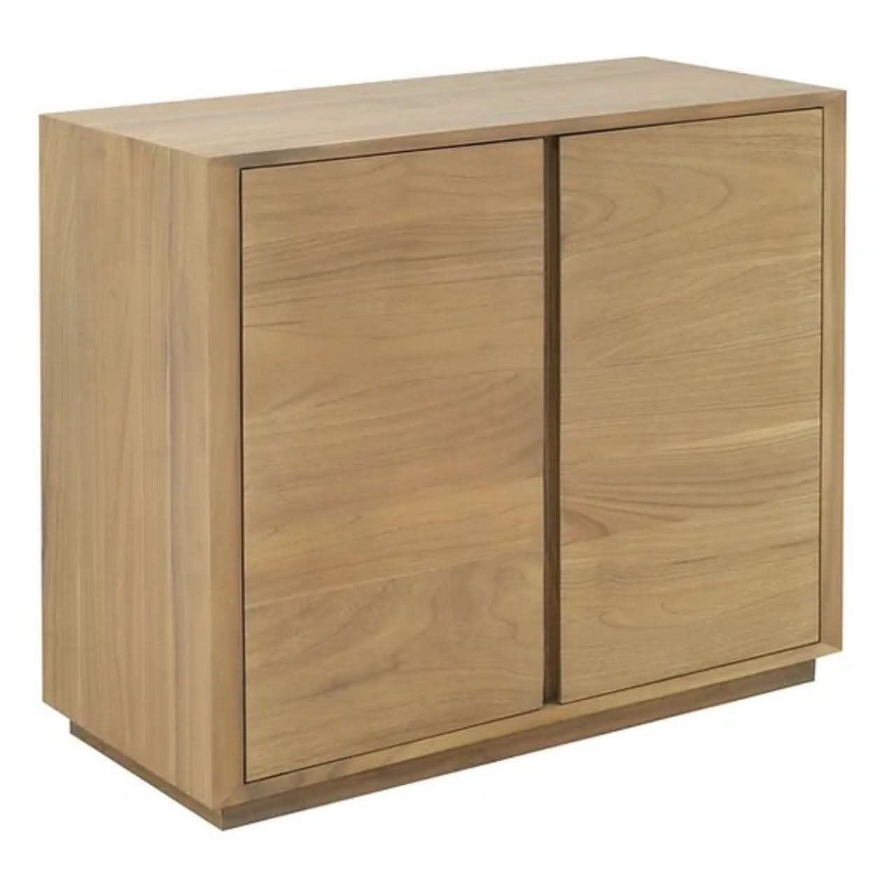 CARDEW SOLID WHITE CEDAR TIMBER 2-DOOR BUFFET IN NATURAL 92CM - MyChocolateWood