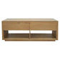 CARDEW SOLID WHITE CEDAR TIMBER 2 DRAWERS 140CM TV UNIT IN NATURAL - MyChocolateWood
