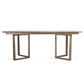 CARMEL AUSTRALIAN CUSTOM-MADE DINING TABLE IN TASSIE OAK - MyChocolateWood