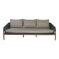 CARRERA ACACIA WOOD & ROPE 3-SEATER OUTDOORS SOFA - MyChocolateWood