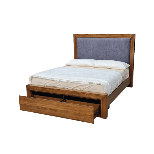 CARTAGENA 4-PIECE KING BEDROOM SUITE - PEBBLE - MyChocolateWood