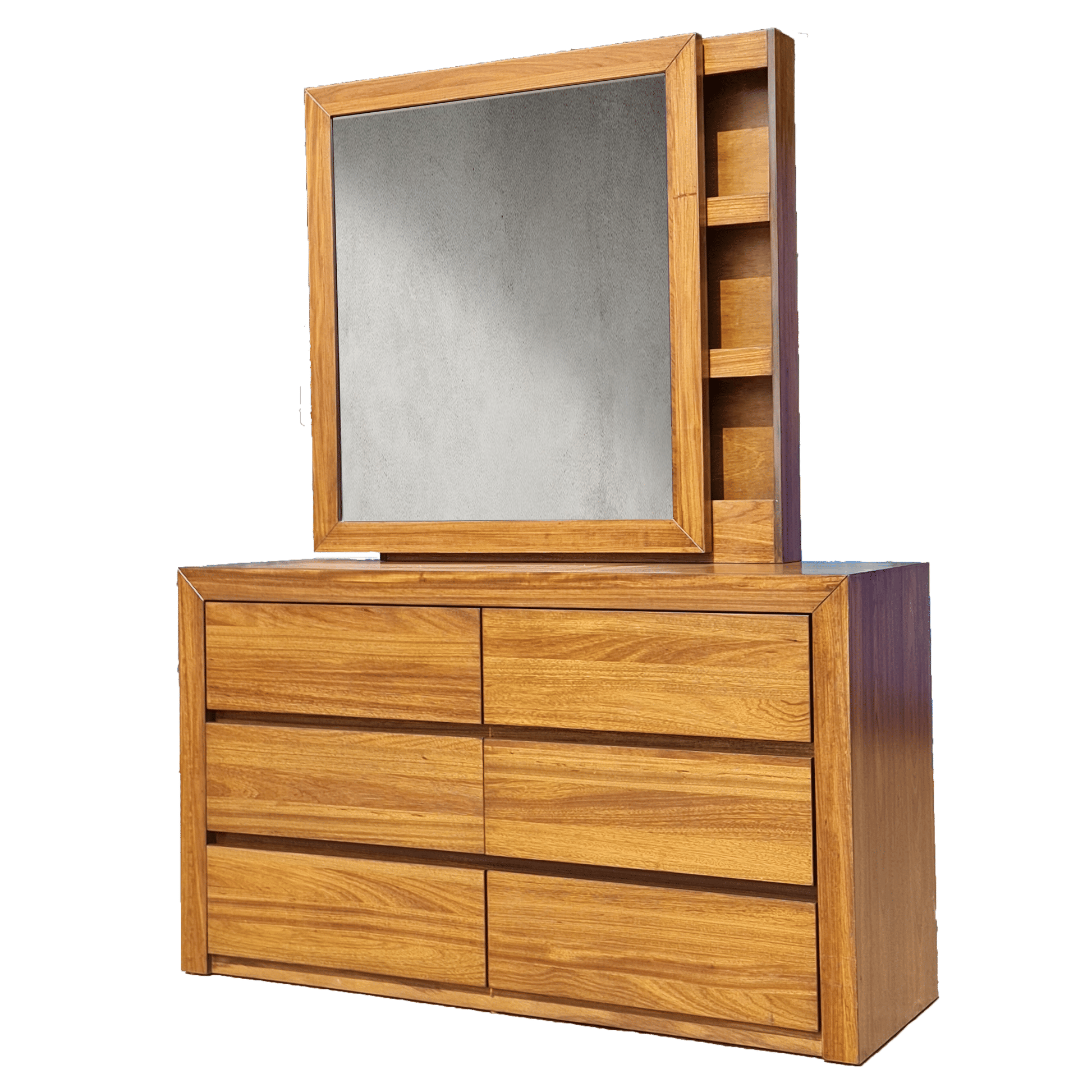 CARTAGENA 4-PIECE QUEEN BEDROOM SUITE - PEBBLE - MyChocolateWood