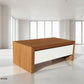 CARTER MADE TO ORDER  2 DRAWER TASSIE OAK COFFEE TABLE IN CLEAR LACQUER - MyChocolateWood