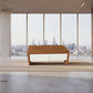 CARTER MADE TO ORDER  2 DRAWER TASSIE OAK COFFEE TABLE IN CLEAR LACQUER - MyChocolateWood