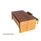 CARTER MADE TO ORDER  2 DRAWER TASSIE OAK COFFEE TABLE IN CLEAR LACQUER - MyChocolateWood