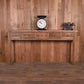 CAVAN HALL TABLE/ CONSOLE CRAFTED FROM RECLAIMED OAK WITH 5 DRAWERS - MyChocolateWood