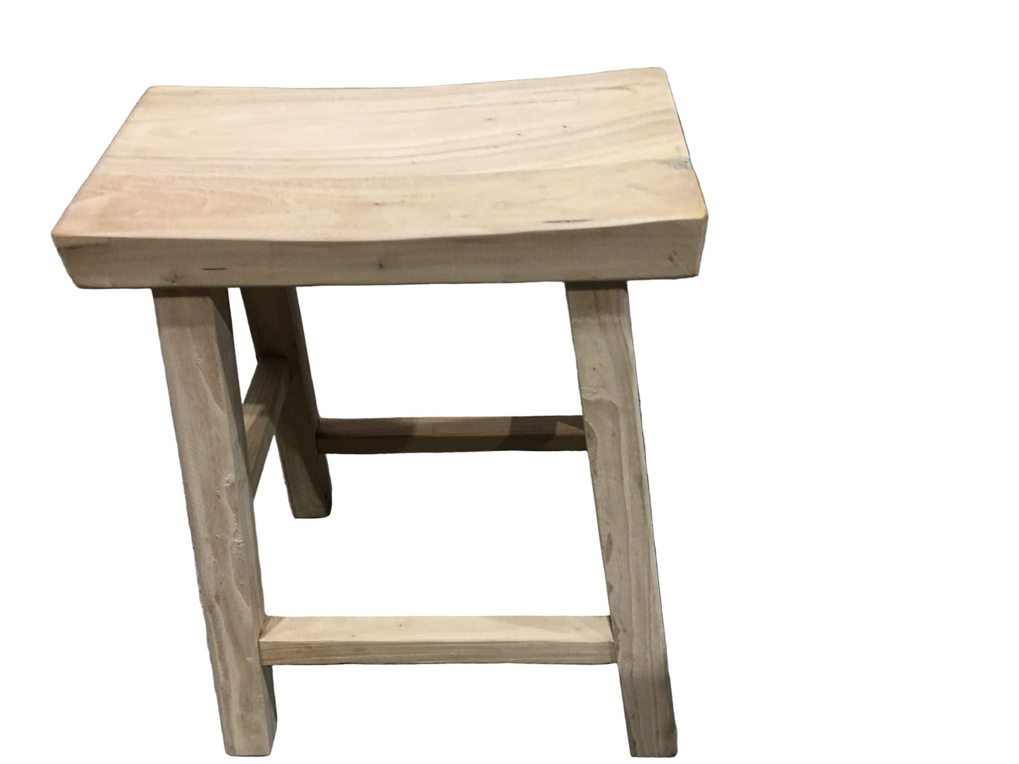 CHAGA RECYCLED ELM BAR STOOL IN NATURAL - MyChocolateWood