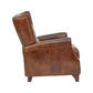 CHAMPIONS AGED LEATHER ARMCHAIR RECLINER IN ORIGINAL AGED LEATHER - MyChocolateWood
