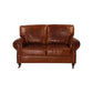 CHARLESTON 2-SEATER AGED LEATHER SOFA - MyChocolateWood