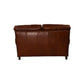 CHARLESTON 2-SEATER AGED LEATHER SOFA - MyChocolateWood