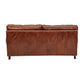 CHARLESTON 3-SEATER AGED LEATHER SOFA - MyChocolateWood
