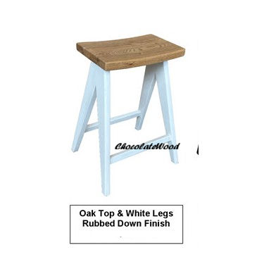 CHARLI STOOL RECYCLED ELM 48X41 65 CM - MyChocolateWood