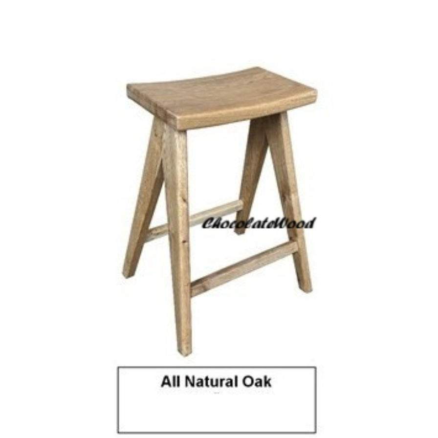 CHARLI STOOL RECYCLED ELM 48X41 65 CM - MyChocolateWood