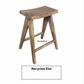 Charli Stool in Recycled Elm - Chocolate Wood