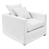 CHATEAU SLIPCOVER HAMPTONS STYLE ARMCHAIR IN CLOUD - MyChocolateWood