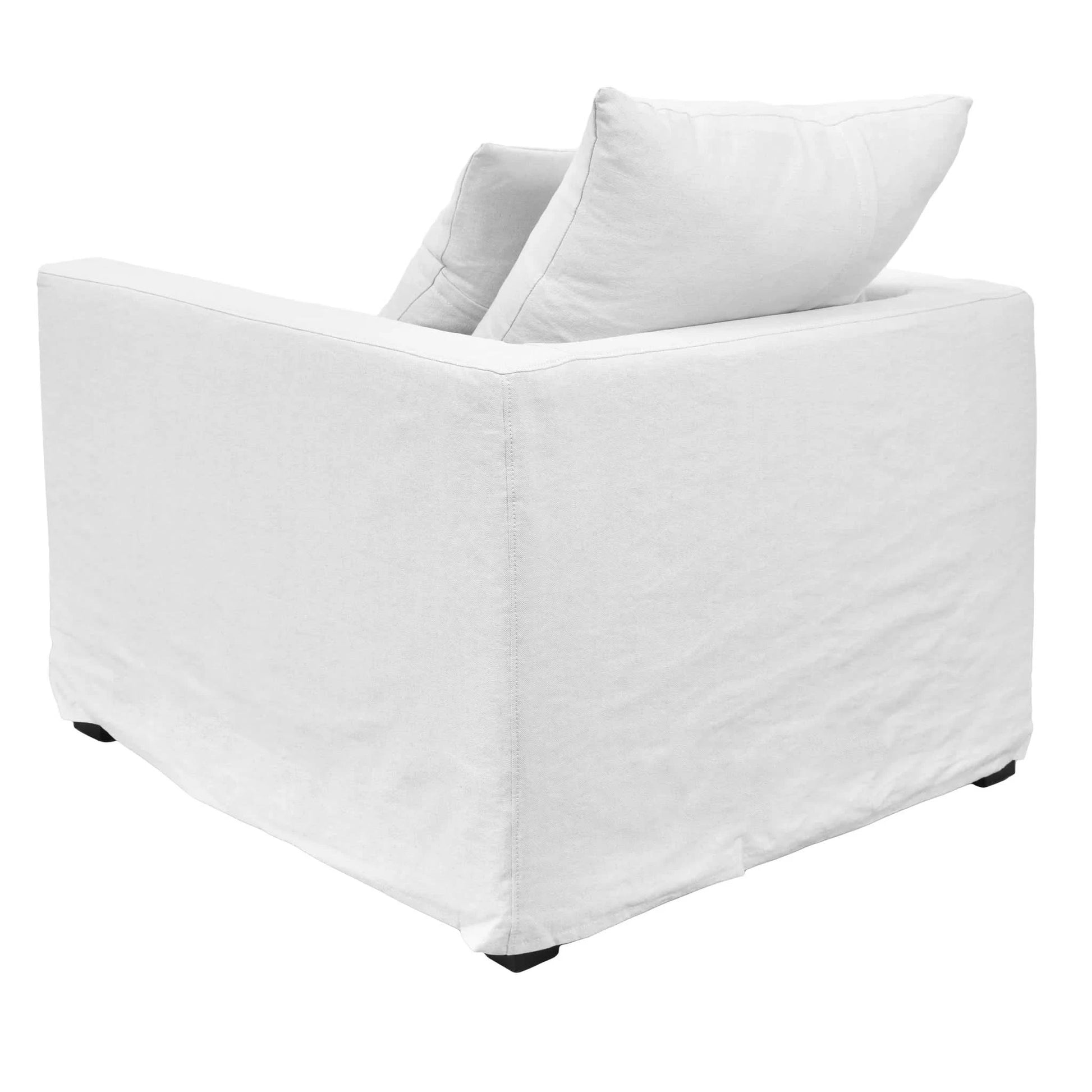 CHATEAU SLIPCOVER HAMPTONS STYLE ARMCHAIR IN CLOUD - MyChocolateWood