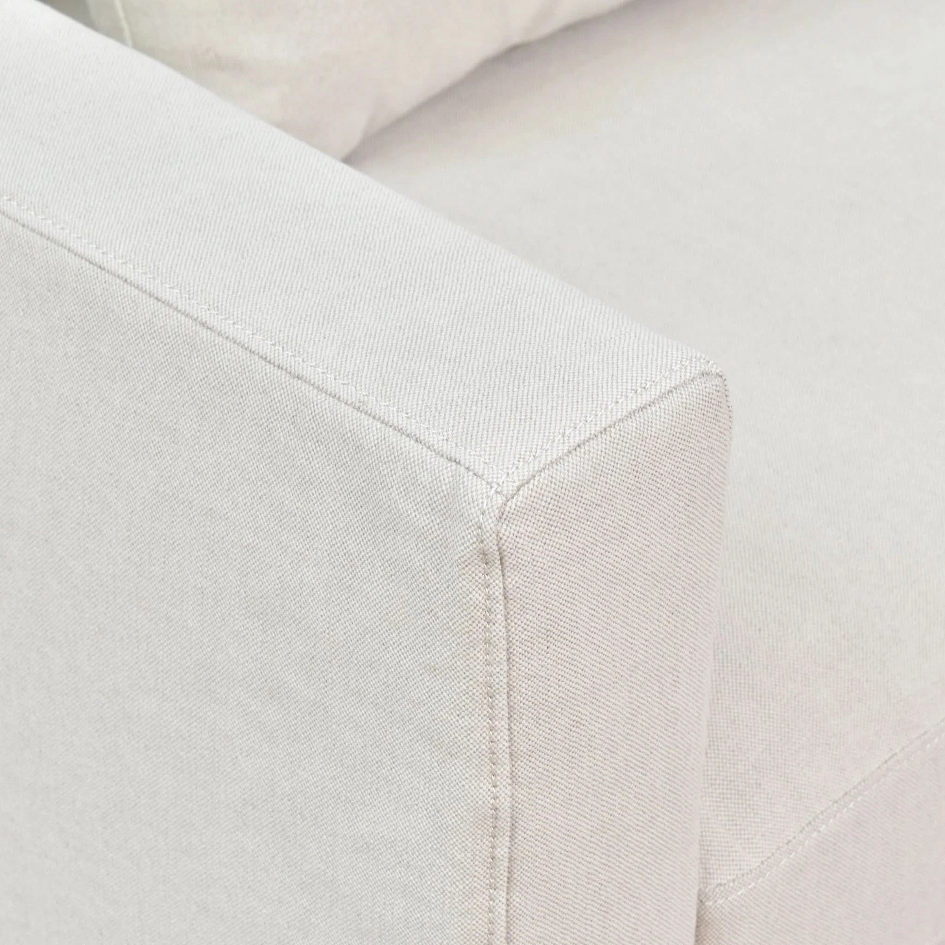 CHATEAU SLIPCOVER HAMPTONS STYLE ARMCHAIR IN SALT & PEPPER - MyChocolateWood