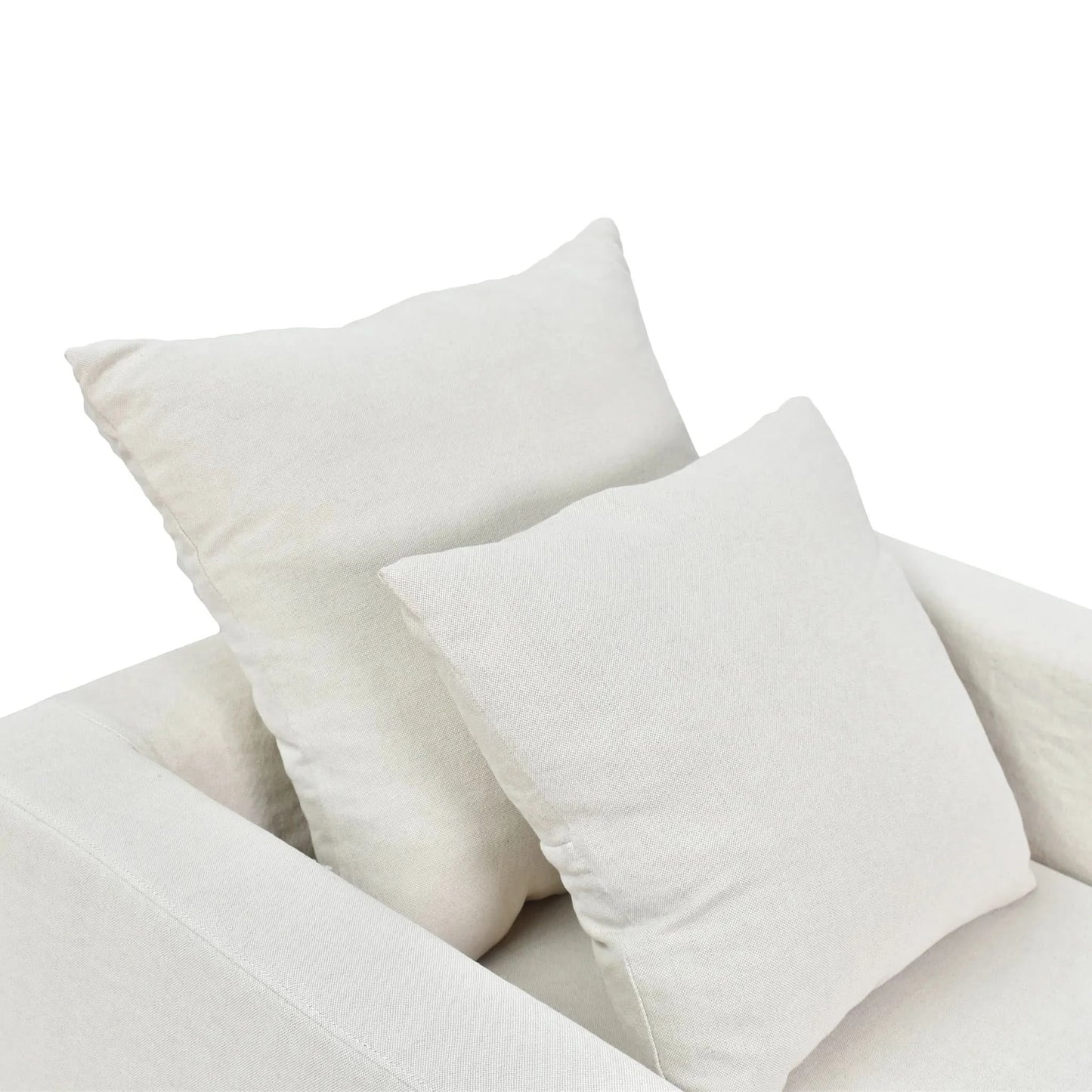 CHATEAU SLIPCOVER HAMPTONS STYLE ARMCHAIR IN SALT & PEPPER - MyChocolateWood