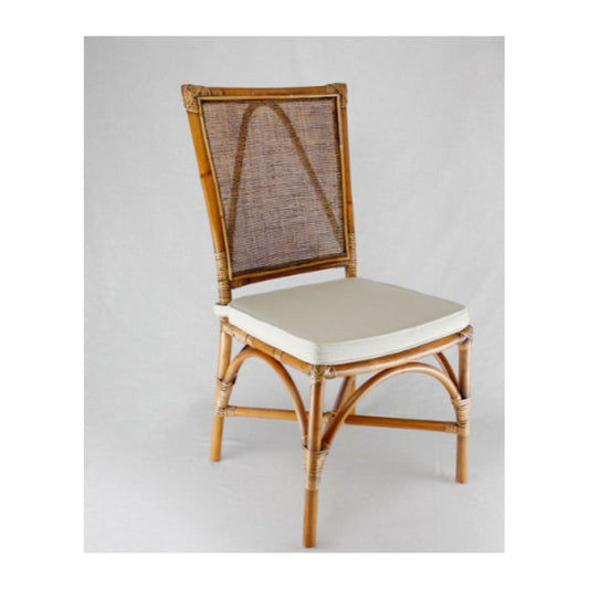 CHELSEA HAMPTONS RATTAN DINING CHAIR IN ANTIQUE BORWN