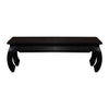 CHENGLEI OPIUM STYLE LEG 128CM BENCH IN CHOCOLATE