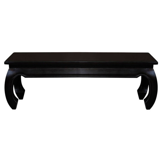 CHENGLEI OPIUM STYLE LEG 128CM BENCH IN CHOCOLATE