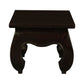 CHENGLEI OPIUM STYLE LEG LAMP SIDE TABLE IN CHOCOLATE - MyChocolateWood