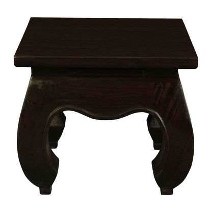 CHENGLEI OPIUM STYLE LEG LAMP SIDE TABLE IN CHOCOLATE