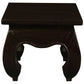 CHENGLEI OPIUM STYLE LEG LAMP SIDE TABLE IN CHOCOLATE - MyChocolateWood