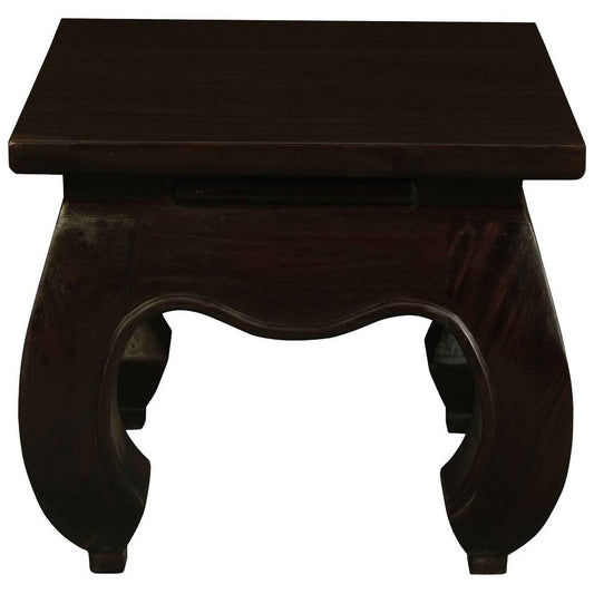 CHENGLEI OPIUM STYLE LEG LAMP SIDE TABLE IN CHOCOLATE