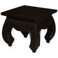 CHENGLEI OPIUM STYLE LEG LAMP SIDE TABLE IN CHOCOLATE - MyChocolateWood