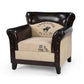 CHESTERFIELD STYLE CHARLESTON POLO ARMCHAIR REAL LEATHER LIVING ROOM CHAIR - MyChocolateWood