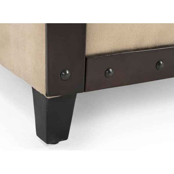 CHESTERFIELD STYLE CHARLESTON POLO ARMCHAIR REAL LEATHER LIVING ROOM CHAIR - MyChocolateWood