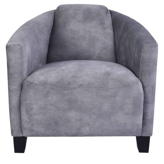CHESWICK ARMCHAIR IN GREY VELVET
