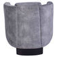 CHESWICK ARMCHAIR IN GREY VELVET - MyChocolateWood