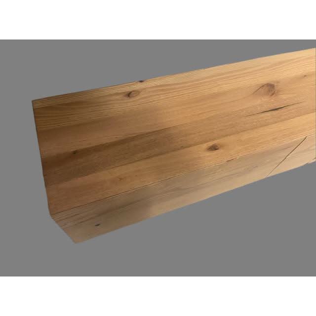 CLAUDE FEATURED TASSIE OAK TV/ENTERTAINMENT UNIT 2 DRAWERS & CENTER DROP DOWN - FLOOR STOCK CLEARANCE - MyChocolateWood