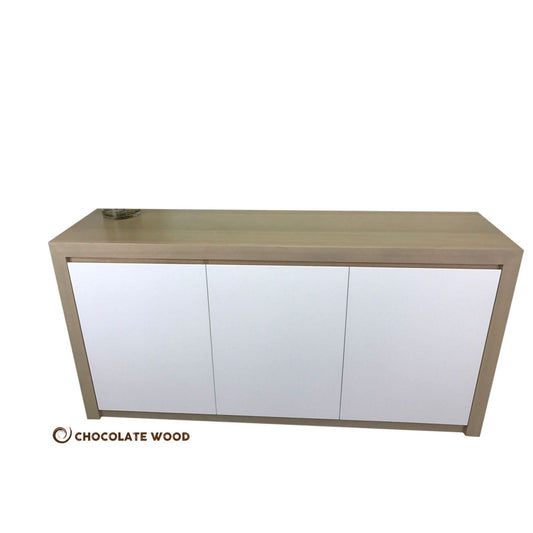 CLEARMONT TASSIE OAK BUFFET IN BEIGE WASH - CUSTOM MADE TO ORDER