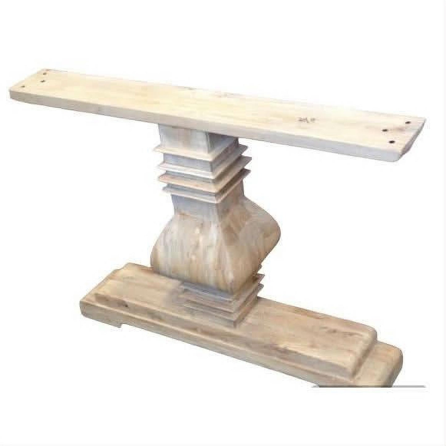 CLIFTON RUSTIC RECYCLED ELM DINING TABLE HAMPTONS STYLE + 6 MELRSOE CROSS BACK DINING CHAIR IN NATURAL DRIFTWOOD