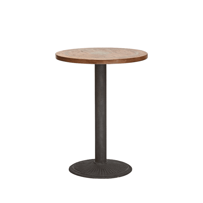 Clover Inlay Table Top 600mm Round - MyChocolateWood
