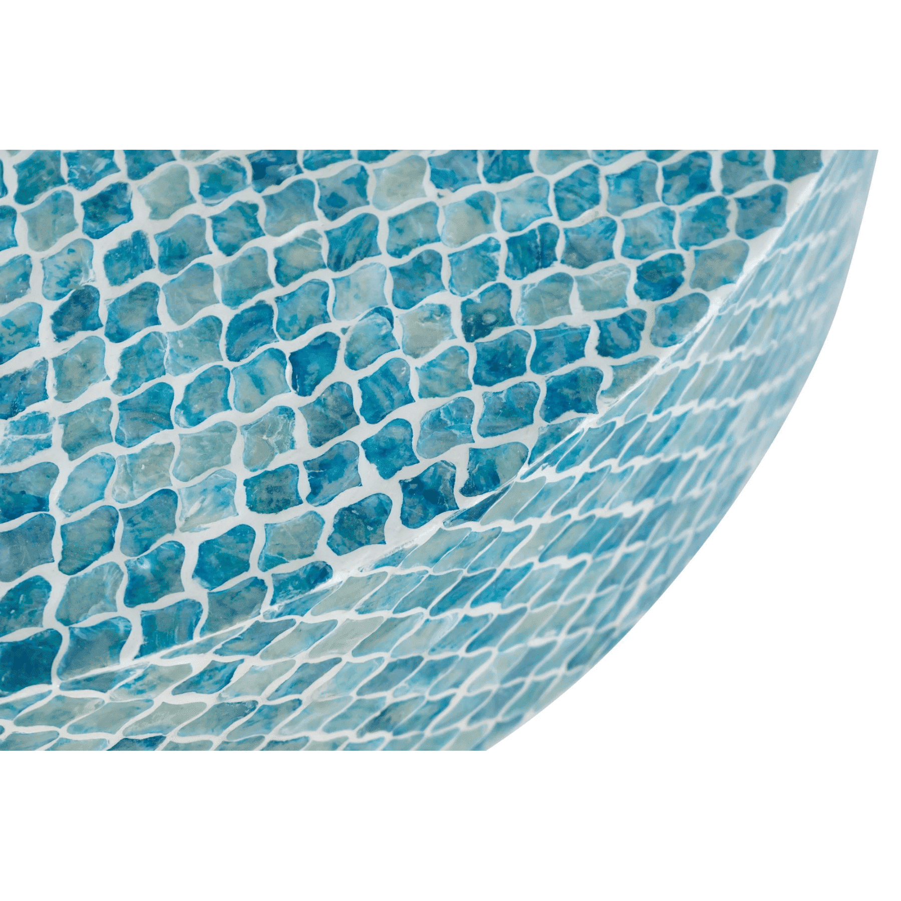 CONCH ROUND SHELL COFFEE TABLE - MyChocolateWood