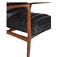 COPLAND ARMCHAIR IN DISTRESSED ESPRESSO LEATHER - MyChocolateWood