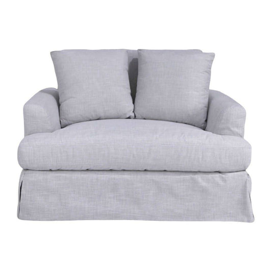 CORDELIA 1.5-SEATER XL HAMPTON STYLE ARMCHAIR IN GLACIER
