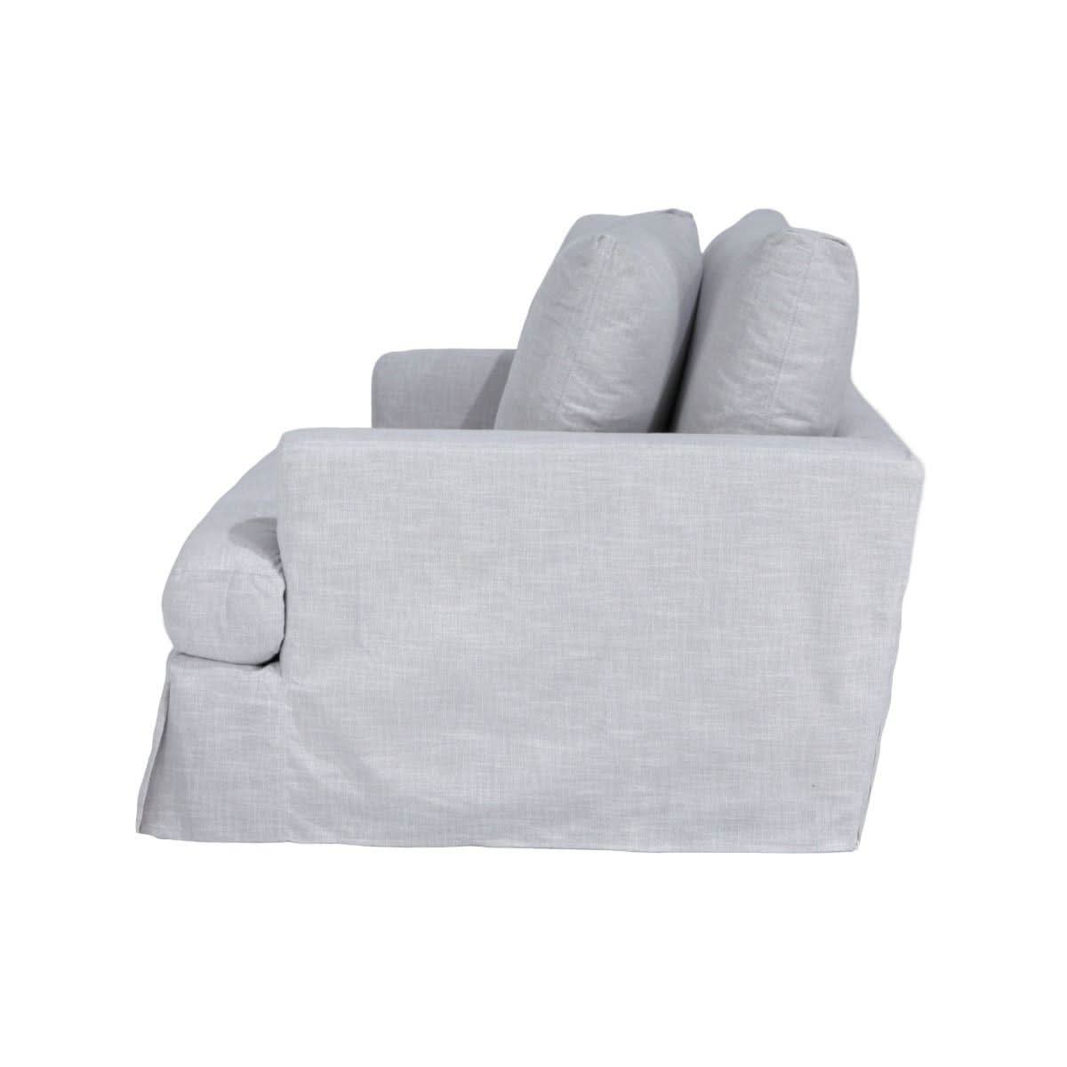 CORDELIA 1.5-SEATER XL HAMPTON STYLE ARMCHAIR IN GLACIER - MyChocolateWood