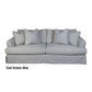 CORDELIA FABRIC SOFA IN COOL BREEZE BLUE 236CM - MyChocolateWood