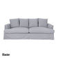 CORDELIA FABRIC SOFA IN GLACIER 236CM - MyChocolateWood