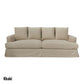 CORDELIA FABRIC SOFA IN KHAKI 236CM - MyChocolateWood