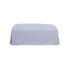 CORDELIA HAMPTON STYLE OTTOMAN IN GLACIER - MyChocolateWood