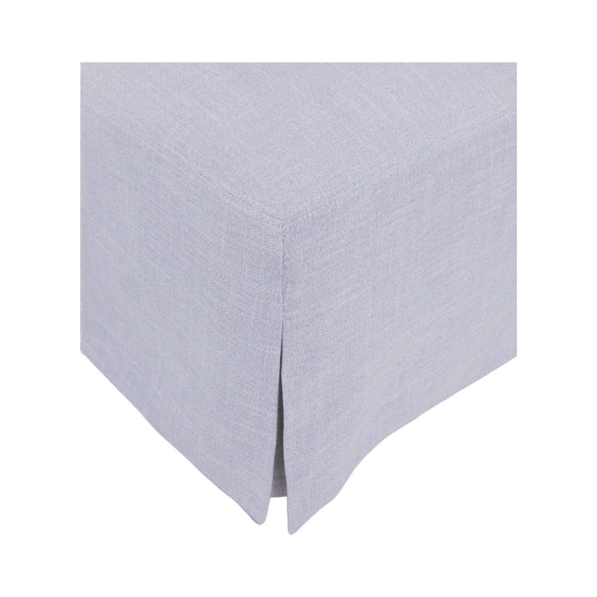 CORDELIA HAMPTON STYLE OTTOMAN IN GLACIER - MyChocolateWood